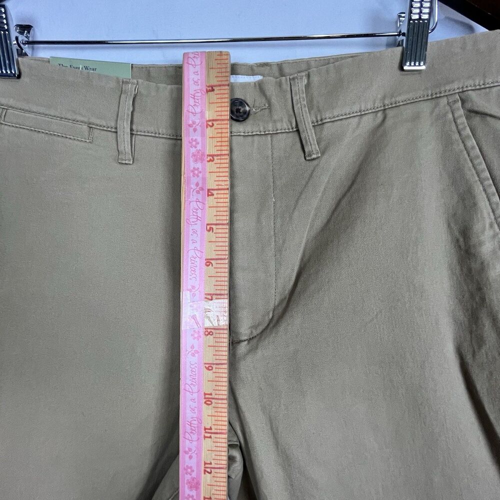 Men’s Khaki Straight Chino Pants 34x32 Stretch Casual Classic Fit - Picture 11 of 15